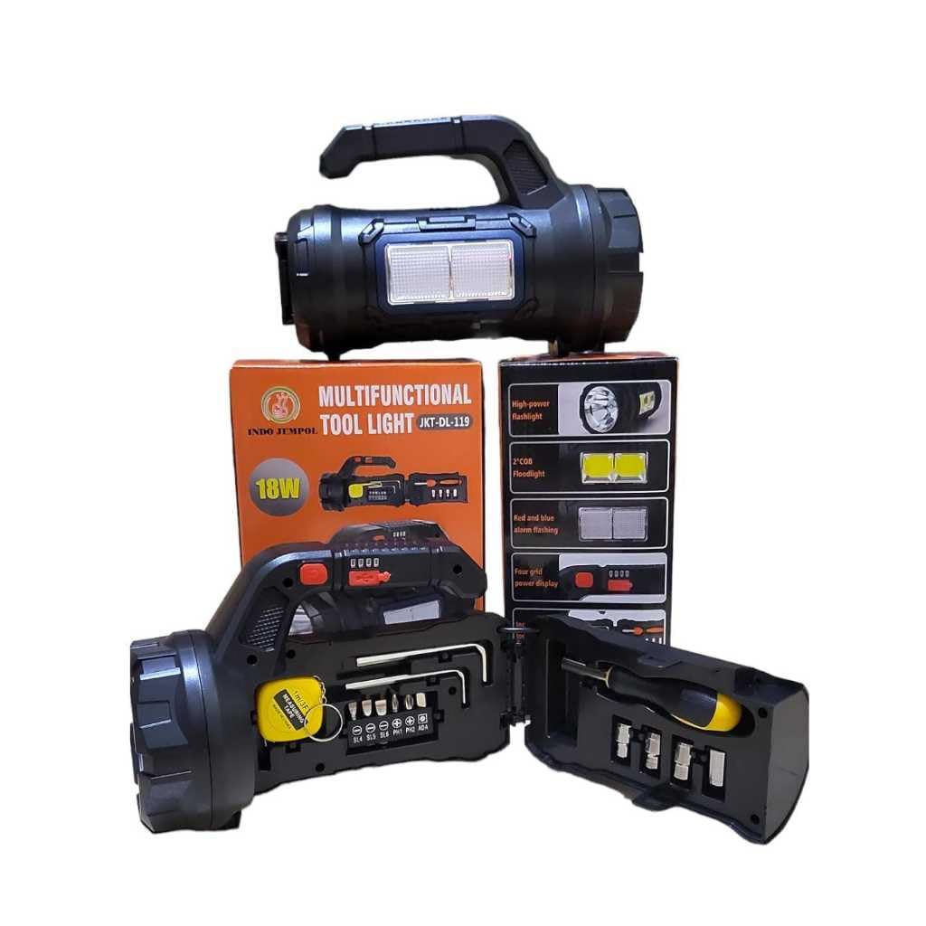 Linterna Led+Kit Herramientas